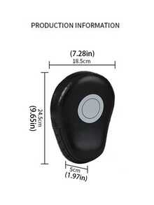 2pcs Durable Boxing Gloves - Ergonomically Designed Handheld Boxing Pads, Curved And Thickened Design, Impact And Wear Resistant, Strong Shock Absorption And Resilience, Comfortable And Breathable, Reduces Stuffiness, Lightweight And Flexible, With Central Target Design, Helps Improve Boxing Training Agility And Accuracy. - Multicolor - View 6