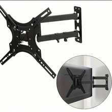 Full Motion TV Wall Mount Bracket, Fits Most 32–55 Inch TVs, Max VESA Hole Pattern 400*400 Mm; TV Monitor Mount, Supports Swivel, Tilt, Extend & Level, Max Load Capacity 55 Lbs - Multicolor - View 1