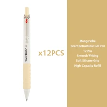 Sharpie Cute Heart-Shaped 0.5mm Black Ink Retractable Gel Pen, Macaron Color, School Stationery For Girls - 0.5mm Black Ink - View 9