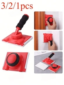 1/2/3/6/10pcs 5-Inch Professional Paint Edging Tool With TPR Coated Round Handle – Easy-To-Use Wall And Ceiling Edge Decorating Tool, Replaceable Pads, Comfortable Grip For Precise Application, Suitable For Home Renovation And Professional Use - B - View 2