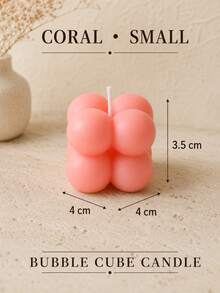 1pc Creative Spherical Soy Wax Cube Aromatherapy Candle, High-End Wedding Favor, Handmade Creative Decor, Atmospheric Shaped Scented Candle, Home Candle Holder Decoration - Multi-fragrance - View 21