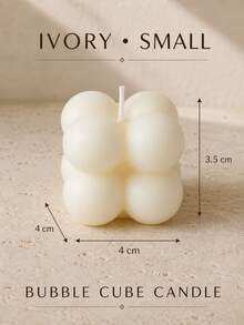 1pc Creative Spherical Soy Wax Cube Aromatherapy Candle, High-End Wedding Favor, Handmade Creative Decor, Atmospheric Shaped Scented Candle, Home Candle Holder Decoration - Multi-fragrance - View 23