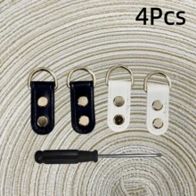 4Pcs Bag Accessories Buckles DIY Suitable For Crossbody Bag Tote Bag Handmade Replacement Parts Wallet Gift Making PU Bag Strap Connector Hook - Multicolor - View 12