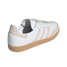 Adidas Originals SAMBA OG Classic Versatile Durable Low-Top Sneakers Women's White - White - View 4
