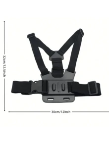 Multifunctional Adjustable Action Camera Chest Strap, Portable Shoulder Strap Camera Mount For Outdoor, Phone Live Streaming Chest Mount Bracket, Cycling Shooting Accessory, Easy To Install And Use, Convenient To Carry, Perfect Gift For Photography And Selfie Enthusiasts, Suitable For Outdoor Sports, Running, Live Streaming, Fishing, Cycling, Skiing And More - View 5