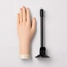 CHUAN SHANG 1 Piece Flexible Soft Hand Model For Manicure Practice, Fingers For Displaying False Nail Styles, Realistic Tool For Nail Art - Multicolor - View 8