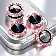 1 Set Camera Lens Protector Film, Compatible With IPhone 18 Pro Max/18 Pro/18, 17 Pro Max/17 Pro/17, 16 Pro Max/16 Pro/16 Plus/16, 15 Pro Max/15 Pro/15, 14/13/12 Series, Ultra Clear HD Tempered Glass Lens Protection, 9H Hardness, Scratch Resistant, Shockproof, High Transparency, Full Coverage Phone Camera Accessory - Baby Pink - View 27