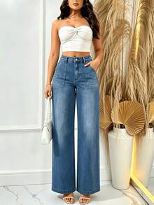 Women Jeans - 2087 Blue - View 2