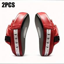 2pcs Durable Boxing Gloves - Ergonomically Designed Handheld Boxing Pads, Curved And Thickened Design, Impact And Wear Resistant, Strong Shock Absorption And Resilience, Comfortable And Breathable, Reduces Stuffiness, Lightweight And Flexible, With Central Target Design, Helps Improve Boxing Training Agility And Accuracy. - Multicolor - View 14