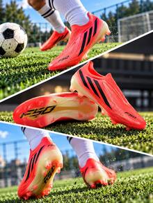FIFA WEJIESS1 Dual AG Style World Cup Plus Size Men's Soccer Shoes, Suitable For World Cup Preparation, Ideal For Campus Grass Use, Anti-Slip, Breathable, Portable, Low-Top Training Shoe With Heel Design - Multicolor - View 1