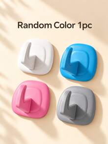 No-Drill Seamless Wall Hooks, Multi-Color Strong Adhesive Hooks, Entryway Bedroom Small Item Storage Hooks - One Size - View 13