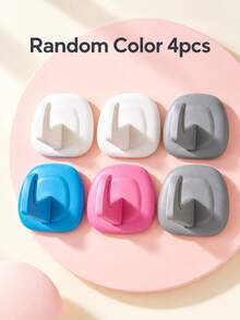 Strong Adhesive Wall Hooks For Home, No-Drill Removable Hooks, Multi-Color Options, Shower Storage Hooks - Multicolor - View 14