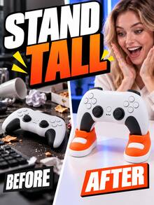3D Printed Game Controller Stand Set Most Game Controllers Non Slip Gaming Desk Organizer Suitable For Such As Living Rooms Study Rooms And Game Rooms For Shoe Shaped Desk Gaming Controller Stand Compatible With Xbox Switch Gamers Birthday Idea Gift - Multicolor - View 3