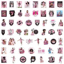 FIFA Messi Soccer Stickers, Pink Football Star Waterproof Vinyl Sticker Set, Suitable For Laptops, Phones, Skateboards, Luggage, Decorative Items For Sports Fans - Sticker - View 6