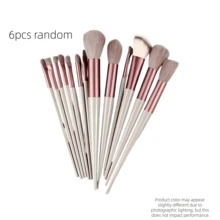 6/15pcs Brown Professional Makeup Brush Set, Includes Blush Brush, Powder Brush, Eyeshadow Brush, Contour Brush, Concealer/Contour Brush, Gift For Women - Coffee Brown - View 11