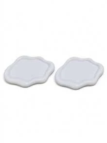 PP Plastic Aesthetic Asymmetrical Cloud Tray, Wavy Edge Decorative Storage Dish, Multi-Functional Jewelry Hair Clip Key Cosmetic Organizer, Suitable For Vanity Bedside Table Fashionable Desktop Decor, Wedding Holiday And Home Daily Scenes - Multicolor - View 14