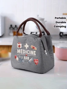 2D Fluffy Medicine Pattern (Flat Printing), Portable Medicine Storage ...
