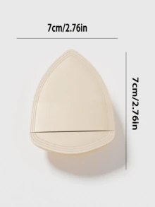 2pcs Thickened Marshmallow Milk Skin Mousse Air Cushion Powder Puff, Soft And Fluffy Touch, Fine And Soft Texture, Doesn't Absorb Too Much Powder, Dry And Wet Dual Use Suitable For Foundation, Even And Smooth Application Without Caking, Essential For Daily Makeup And Touch-Ups - Multicolor - View 3