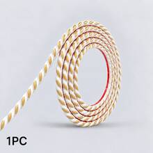 1PC 2.5Mx10MM PVC Flexible Decorative Trim Edge Molding For Wall Ceiling Door Frame Mirror Cabinet Furniture DIY Interior Home Decoration - A - View 13