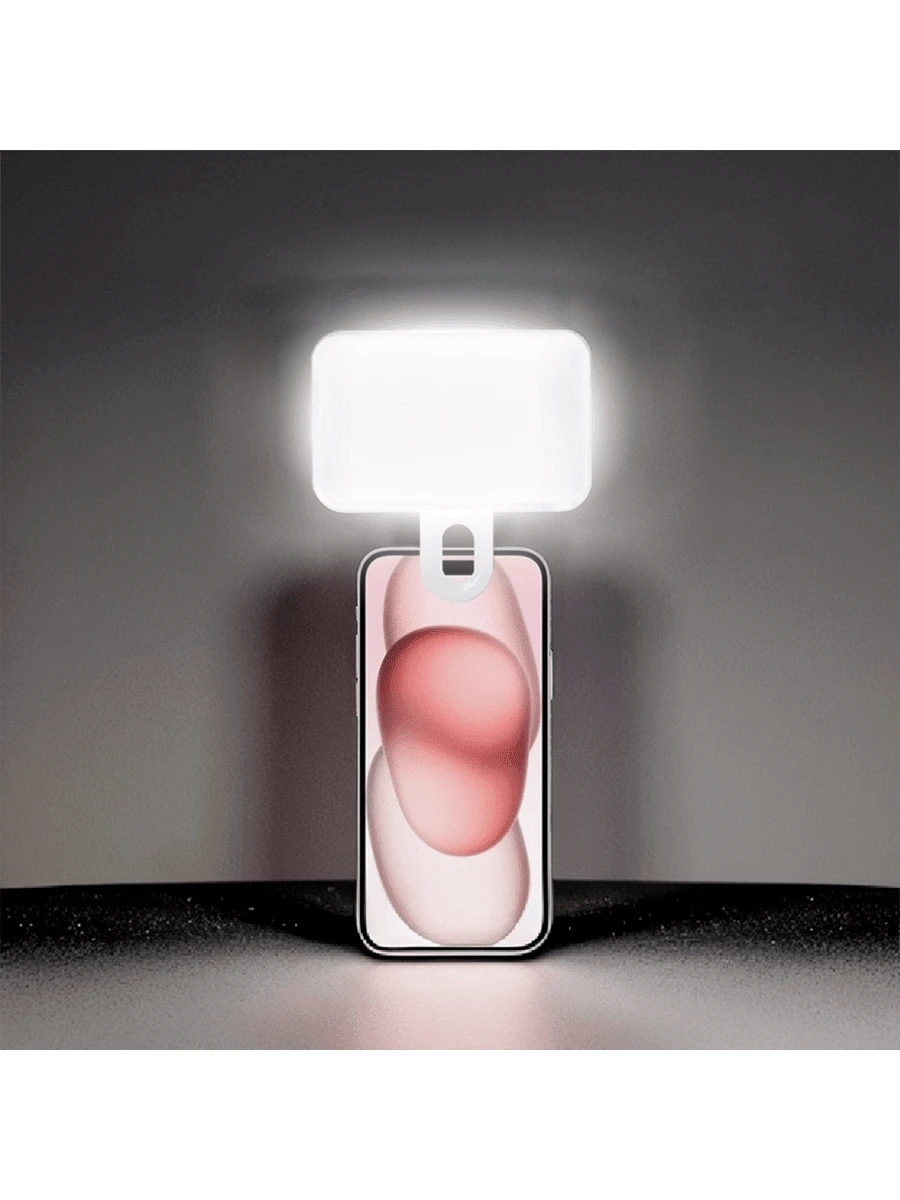 Portable Selfie Fill Light With Clip, Suitable For Mobile Phone Cameras, Video Conferencing Dedicated LED Fill Light, 3 Lighting Modes, Rechargeable, Portable, Suitable For Laptops/Phones/Tablets/Zoom Calls/Makeup, Suitable For Selfies And Live Streaming, Portable Fill Light