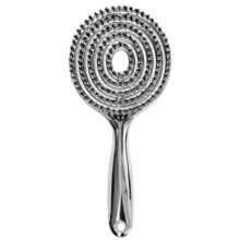 Electroplated Spiral Hollow Breathable Massage Comb, Hollow Quick-Dry Detangling Scalp Care Styling Comb - Gold - View 9