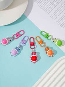 Cute Glow In The Dark Mini Turtle Keychain, Colorful Luminous Resin Tortoise Bag Charm, Snap Hook Backpack Pendant Decoration Gift - Multi-color - View 4