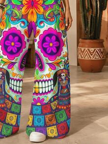 Women Pants - Multicolor - View 3