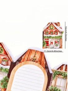 2pcs Exquisite 3D Vintage Pop-Up Christmas Cards: Merry Christmas And Happy New Year - Holiday Season Greeting Cards With Envelopes, Home Decor, Party Invitation Cards - Multicolor - View 3