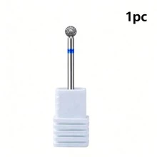 Professional Cuticle Remover 5.0mm Nail Drill Bit, Suitable For Foot Care And Manicure, 1pc, Blue Round Storage Box, Multiple Colors Available - Multicolor - View 9