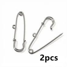 2pcs Stanless Steel Safety Pins Brooch Blank Base 50/70mm With 1/2/3/4/5 Rings Safety Pins Craft Jewelry Making Findings - Brooch Base - View 13