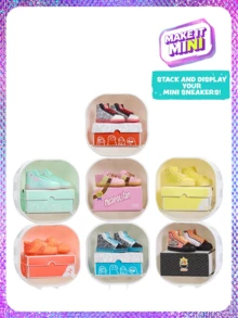 MGA Entertainment MGA's Miniverse Make It Mini Sneakers, Mini Collectibles, Mystery Blind Packs, DIY, Crafts, Molds, Fashion, Sneakers, Not Edible, Collectors - Multicolor - View 7