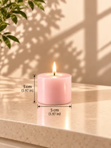 7/6/5/4/3pcs (1 Set) Pink Pillar Candles, Multiple Sizes Set Combination, Home Decor, Suitable For Home Decoration Living Room Bedroom Dining Table Entryway Counter Wedding Scene Arrangement, Tabletop Center Decoration, Holiday Scene Center Arrangement, Candle Enthusiasts, Photographer Props. - Minimalist Pillar Candle - View 16