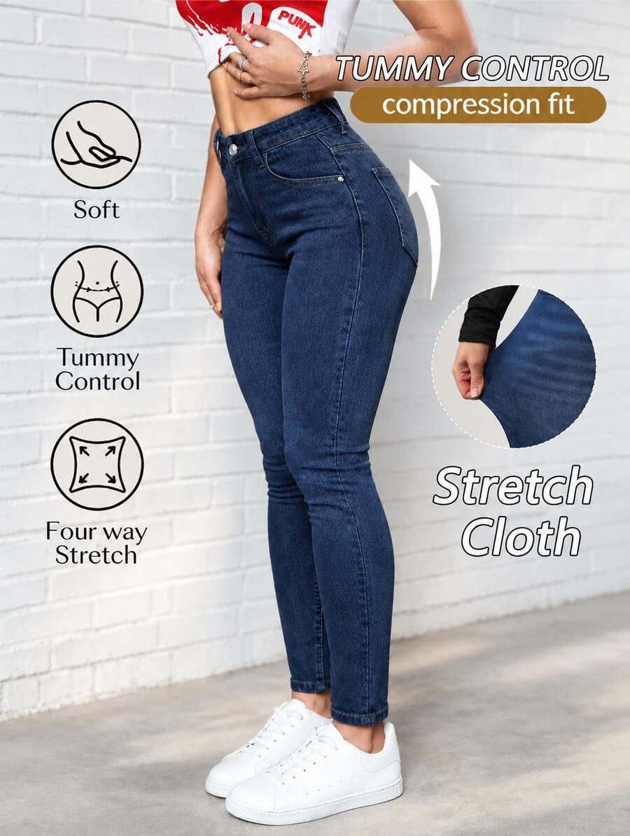 Women Jeans - 2029 Blue - View 1