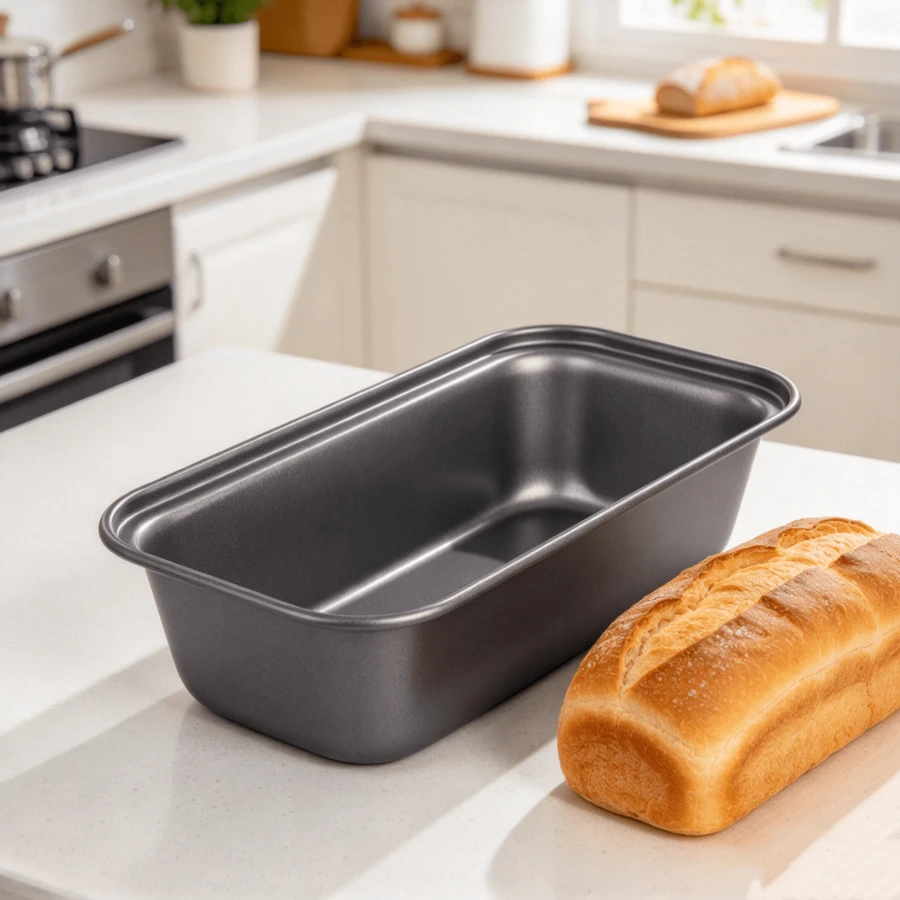 Mini Loaf Tin, Non‑Stick Small Bread Baking Pan, Carbon Steel Loaf Mould For Individual Cakes, Banana Bread, Meatloaf, Home Baking - Black - View 1