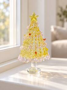 Ornamen Pohon Natal Kaca Kristal, Patung dengan Nilai Koleksi dan Dekoratif, Cocok untuk Pajangan Meja Rumah Saat Liburan, Pilihan Ideal untuk Dekorasi Rumah Orang Dewasa. Cocok untuk Meja Rumah, Pajangan Jendela, dan Menciptakan Suasana Liburan Natal, Juga Dapat Digunakan Sebagai Hadiah Tahun Baru. - Berbagai gaya - View 8
