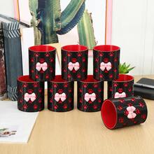 5/2/1 Paw Print Pen Holder, Pencil Cup Work Desk Storage Box, Cute Pet Claw Storage Container, Makeup Brush Holder, Toothbrush Holder, Work Desk Storage Box, Pet Lovers Gift, Multi-Purpose Storage Cup - View 3