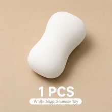 1pc White Soap Squishy, Crunchy TPR Slow-Rising Squeeze - Multicolor - View 8