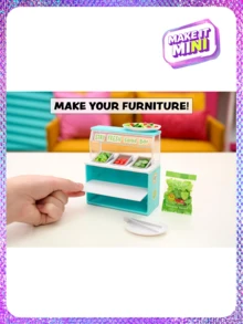 MGA Entertainment MGA's Miniverse Make It Mini Spaces Furniture Mini Collectibles, Mystery Surprise Pack, DIY Crafts With Replica Plants & Food, Customizable Desktop Display Gift, NOT Edible - Multicolor - View 4