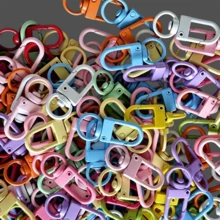 1-500pcs Assorted Random Candy Color Metal Rotating Dog Clips/Lobster Clasps Y2K Cute Style DIY Keychain Bag Pendant Jewelry Hardware Accessories - one-size - View 16