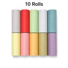 3/5/7/10Rolls Color Thermal Printer Paper For Mini Printer, 57 X 25mm, Mini Pocket Printer Paper For Most Instant Cameras, Instant Camera Refill Mini Printer Paper, Perfect For DIY Photos, Notes & Journals - View 11