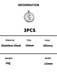 Stainless Steel 18K Gold Plated Embossed Multi‑Pattern Disc Pendants,Tarnish Resistant Waterproof DIY Jewelry Making Charms For Bracelets Necklaces - Multiple Styles - View 27