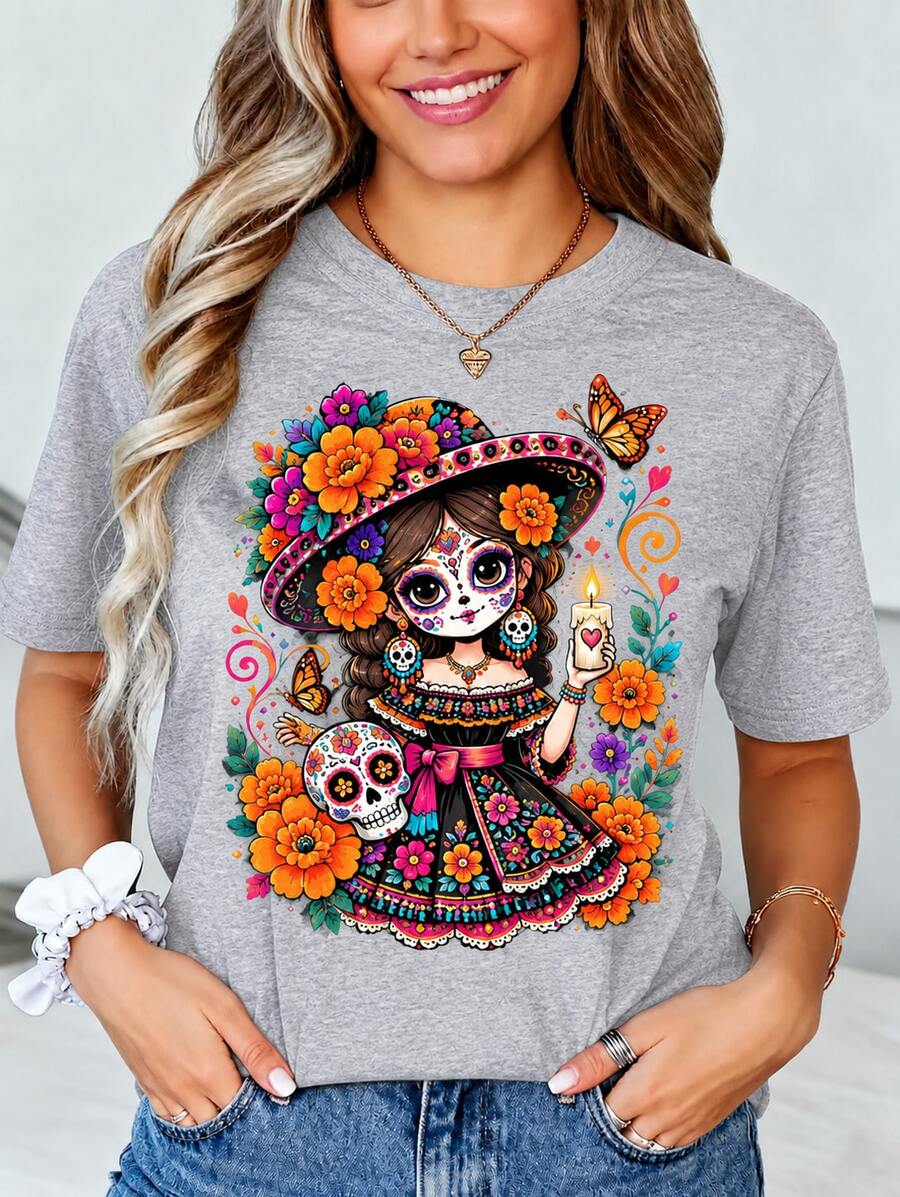 Women T-Shirts - Grey - View 1