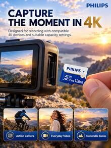 PHILIPS FM23TF-B, TF Memory Card, U3 High-Speed Read/Write, A1 Application Acceleration, Surveillance Recorder And Smartphone Storage Memory Card - View 3