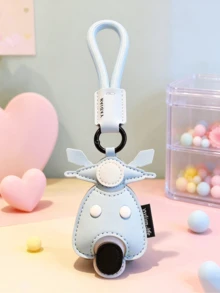 1pc Creative New Leather Vehicle Pendant Car Keychain Small Motorcycle Fun Backpack Charm Key Chain - Multicolor - View 2