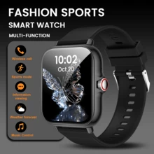 1 buah Smart Watch Pria & Wanita, Layar Sentuh Penuh 1,83 inci, Baterai 180mAh, Panggilan/Jawab Panggilan, Penghitung Langkah, Kalori, Pelacak Olahraga, Alarm, Notifikasi Panggilan & Pesan; Smart Watch Olahraga Multifungsi, Kompatibel dengan Android dan iOS - MultiWarna - View 10