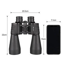 10x60 High Powered Binoculars For Adults – Large 60mm Objective Lens Telescope With FMC Lens For Bird Watching, Hunting, Travel, Outdoor Sports - Black - View 2