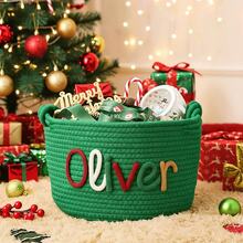 Keranjang Hadiah Natal Pilihan Beragam yang Dipersonalisasi, Keranjang Hadiah Pesta yang Disesuaikan, Dekorasi Natal, Hadiah Natal, Produk Natal Baru - MultiWarna - View 19