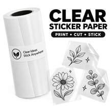 Transparent Self-Adhesive Thermal Paper Roll - 57mm X 2.5m, Compatible With Most Mini Printers | Create Receipts And Labels Without Batteries, Office Supplies, Clear Printing, Self-Adhesive Backing, Smooth Surface, Printers, Retail Stores - View 4