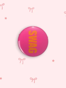 1pc/6pcs 4.4cm Y2K Pink Fun Pattern Button Badge,Inspirational Slogan & Pink Leopard,Bag Charm Clothing Accessory,Fun Gift For Friends, Family, Teachers And Classmates,Perfect For Halloween And Christmas - Multicolor - View 10