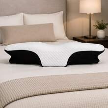 Butterfly Cervical Pillow - White - View 1
